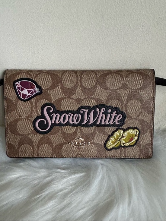Coach Handbags - Coach x Disney Snow White Signature Canvas Crossbody Bag Brown F31352